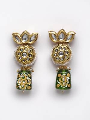 Green zircon   earrings 3