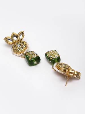 Green zircon   earrings 4