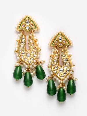 Green zircon   earrings 3