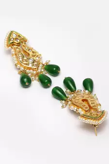 Green zircon   earrings