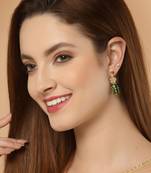 Green zircon   earrings
