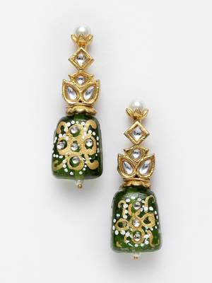 Green zircon   earrings 3
