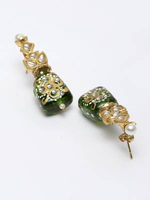 Green zircon   earrings 4