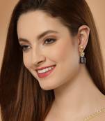 Black zircon   earrings