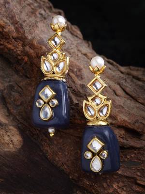 Black zircon   earrings 2