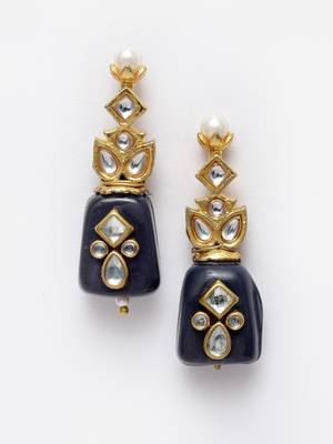 Black zircon   earrings 3