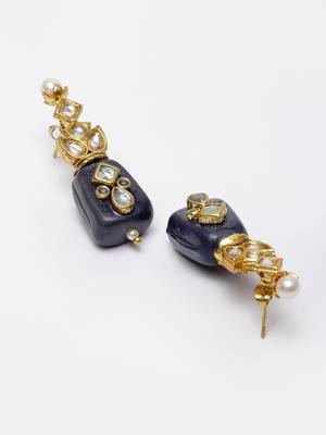 Black zircon   earrings 4