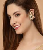 Red zircon   earrings