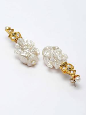 Gold zircon   earrings 3