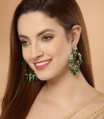 Green zircon   earrings