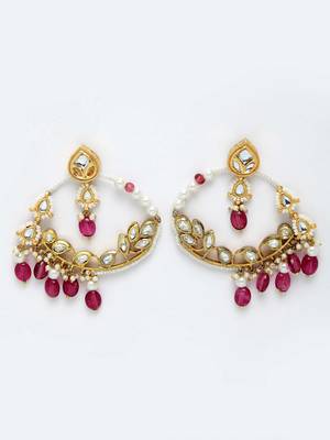 Pink zircon   earrings 3