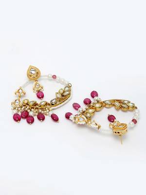 Pink zircon   earrings 4