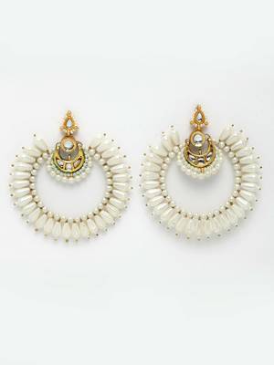 Gold zircon   earrings 2
