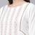 Ahalyaa Women's Off white Cotton Printed Asymmetric Kurta Palazzo Set