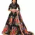 Black Organza Lehenga Choli With Mirror work and Embroidery