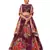 Mesmerizing Purple floral print and sequins embroidered Organza floral Lehenga choli for women