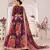 Mesmerizing Purple floral print and sequins embroidered Organza floral Lehenga choli for women