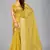 Yellow woven silk saree with blouse