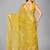 Yellow woven silk saree with blouse