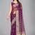 Purple woven silk saree with blouse