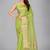 Light green woven silk saree with blouse