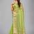 Light green woven silk saree with blouse