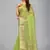 Light green woven silk saree with blouse