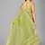 Light green woven silk saree with blouse