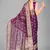 Purple woven silk saree with blouse