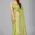Light green woven silk saree with blouse