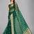 Green woven silk saree with blouse
