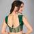 Green woven silk saree with blouse