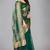 Green woven silk saree with blouse