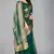 Green woven silk saree with blouse