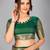 Green woven silk saree with blouse
