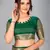 Green woven silk saree with blouse