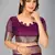 Purple woven silk saree with blouse