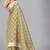 Beige woven silk saree with blouse