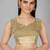 Beige woven silk saree with blouse