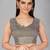 Grey woven silk saree with blouse
