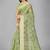 Light green woven silk saree with blouse