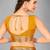 Mustard woven silk saree with blouse