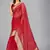 Red woven silk saree with blouse