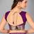 Purple woven silk saree with blouse