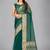 Green woven silk saree with blouse