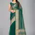 Green woven silk saree with blouse