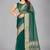 Green woven silk saree with blouse