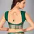 Green woven silk saree with blouse