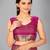 Pink woven silk saree with blouse