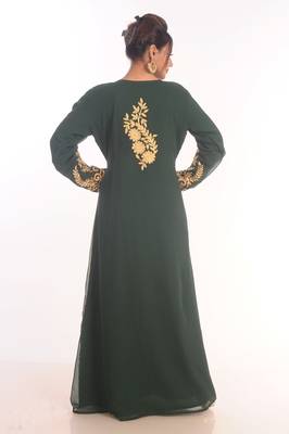 SALE !! Moroccan Islamic Kaftan Beach Fancy Modern Floor Length Bell Sleeve For Women Dress 5